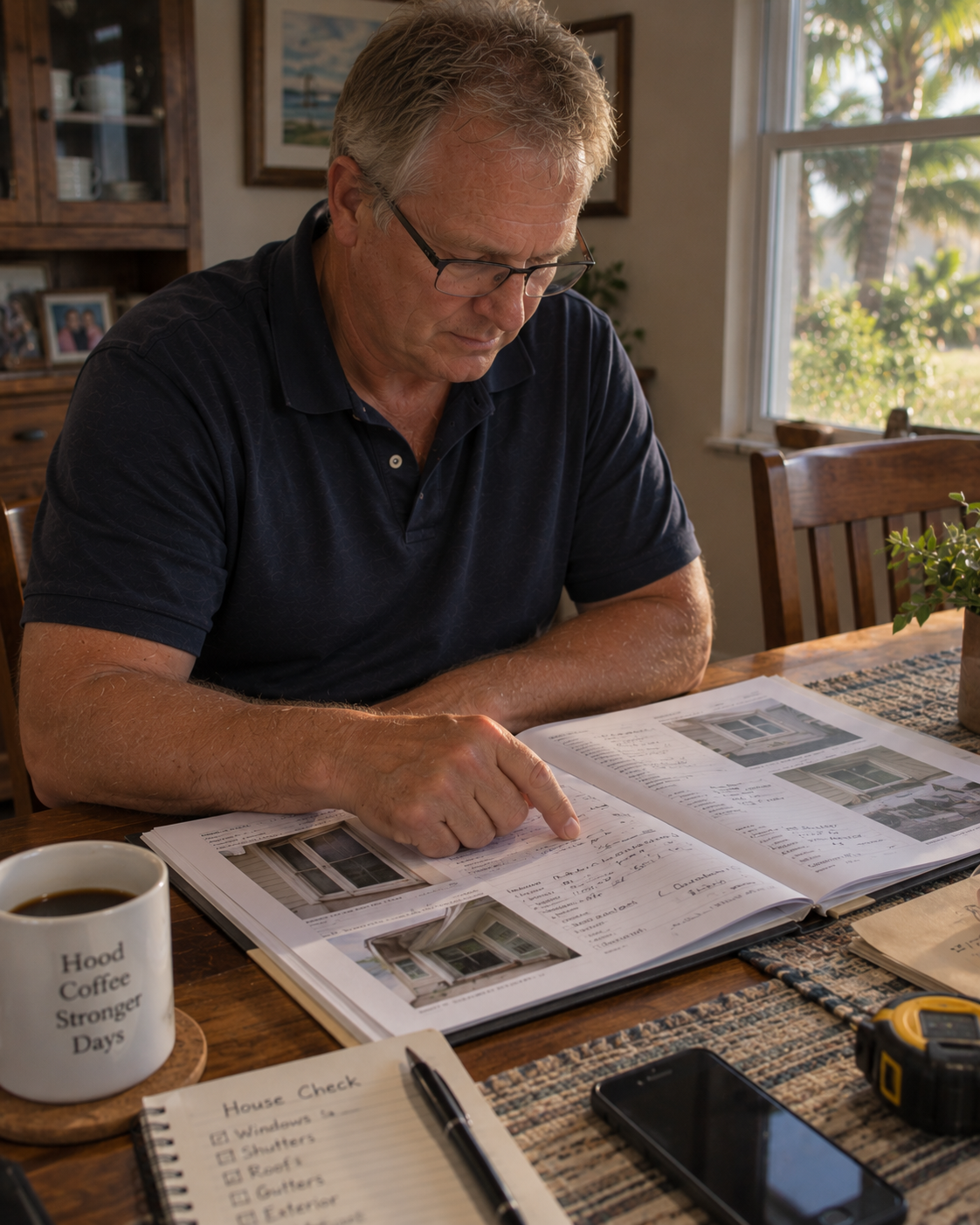 Tom reviewing the delivered assessment report